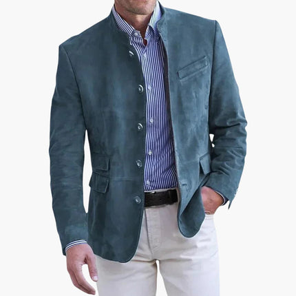 Victor | Stand Collar Tailored Blazer for Men