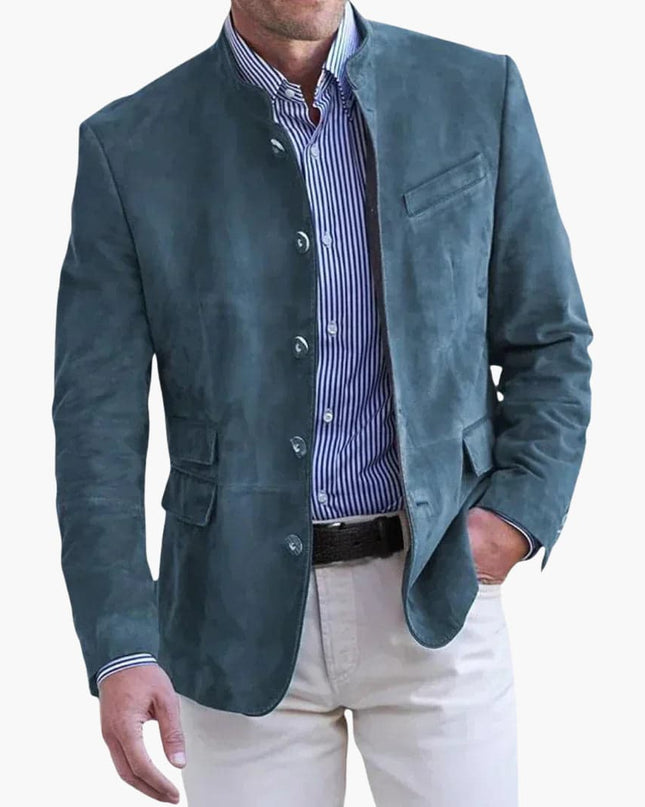 Victor | Stand Collar Tailored Blazer for Men