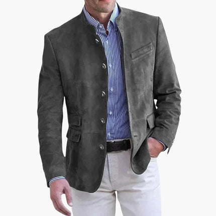 Victor | Stand Collar Tailored Blazer for Men