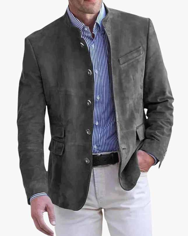 Victor | Stand Collar Tailored Blazer for Men
