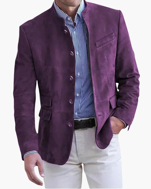 Victor | Stand Collar Tailored Blazer for Men