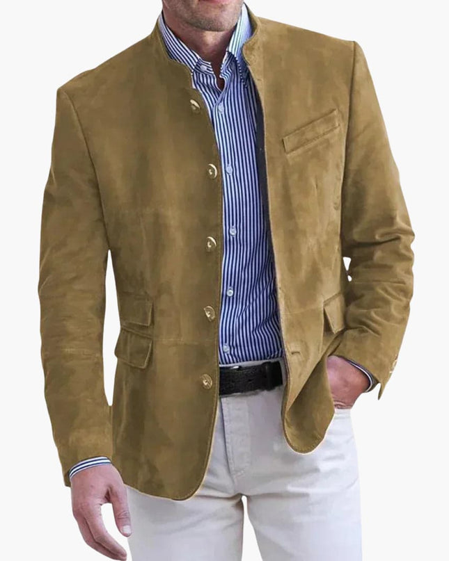 Victor | Stand Collar Tailored Blazer for Men
